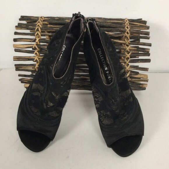 👛 (ANY 2/$25) COLLECTION PORTIA Annabelle 3.75” Heels with Solid Fabric/Mesh - Picture 4 of 13
